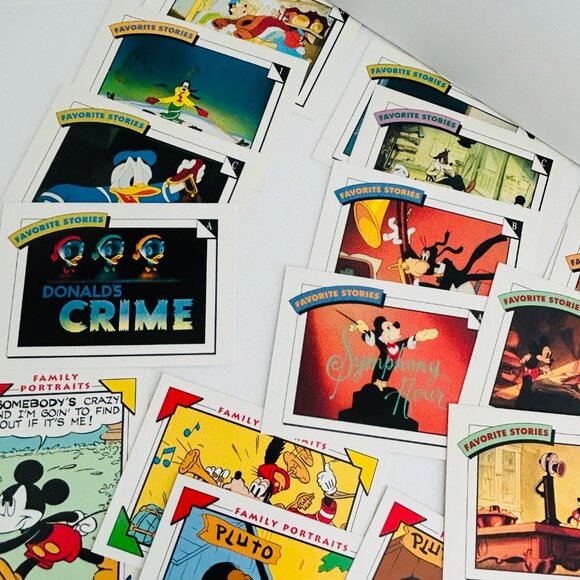 Disney Impel Collector Cards 1991 World Tour Fave Stories Family Portrait Lot 40 - Picture 2 of 7